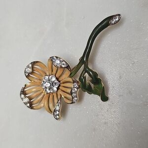 Nolan Miller Floral Brooch